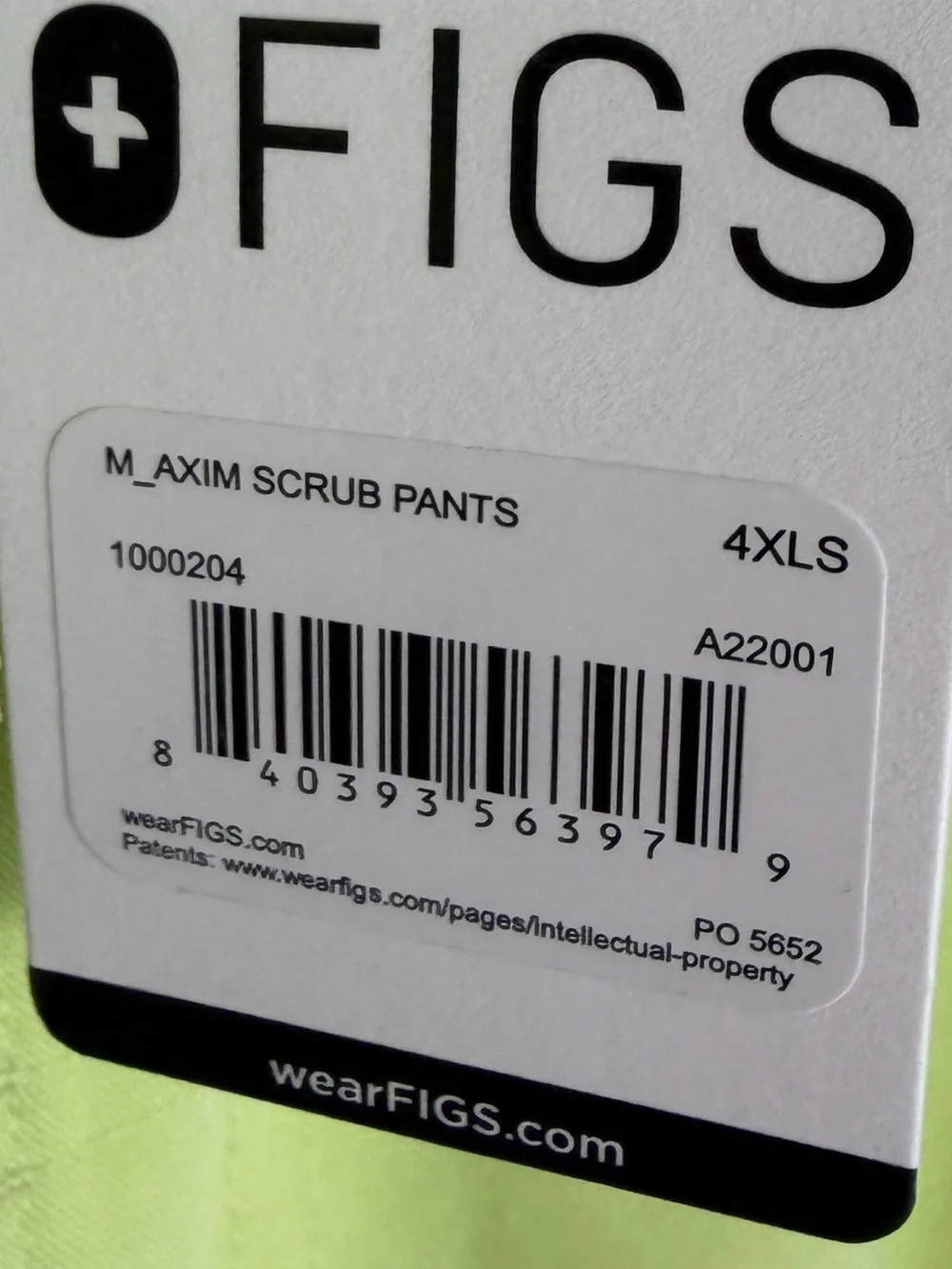 Figs axim scrub